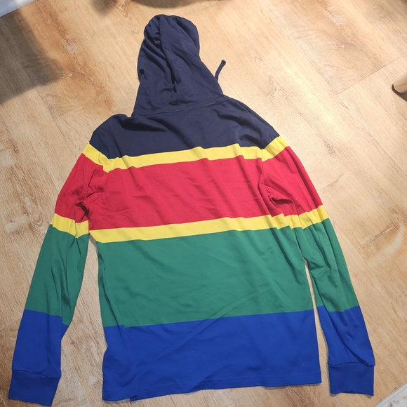 Polo by Ralph Lauren Navy and Red Hi Tech Hoodie - Picture 2 of 3